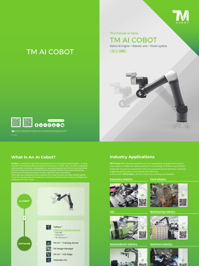 AI Cobot: Advanced Robotics for Industry | PDF | Graphics Processing ...