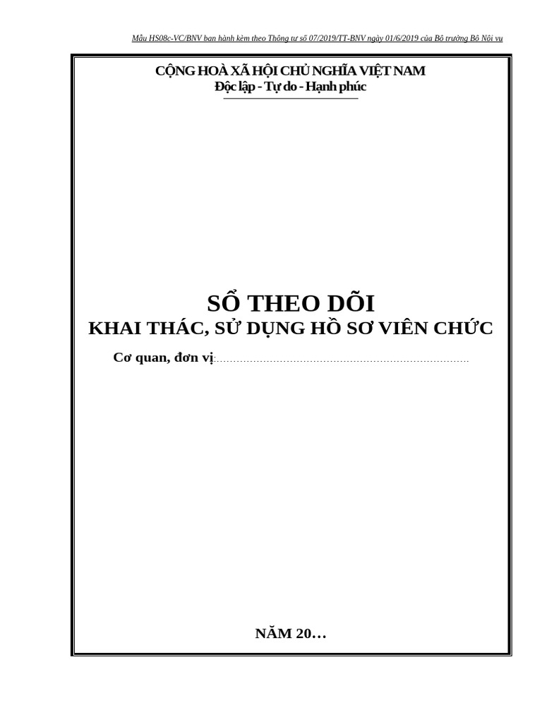 Mẫu HS08c-VC-BNV | PDF