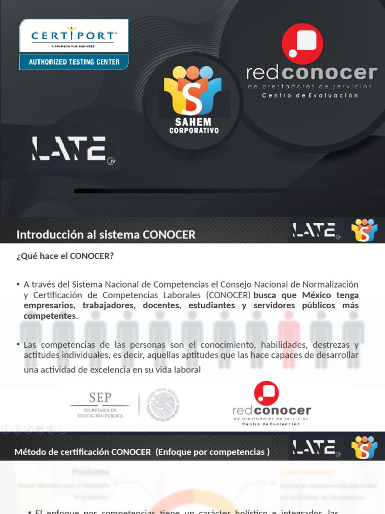 CONOCER Competencia Laboral | PDF | Evaluación
