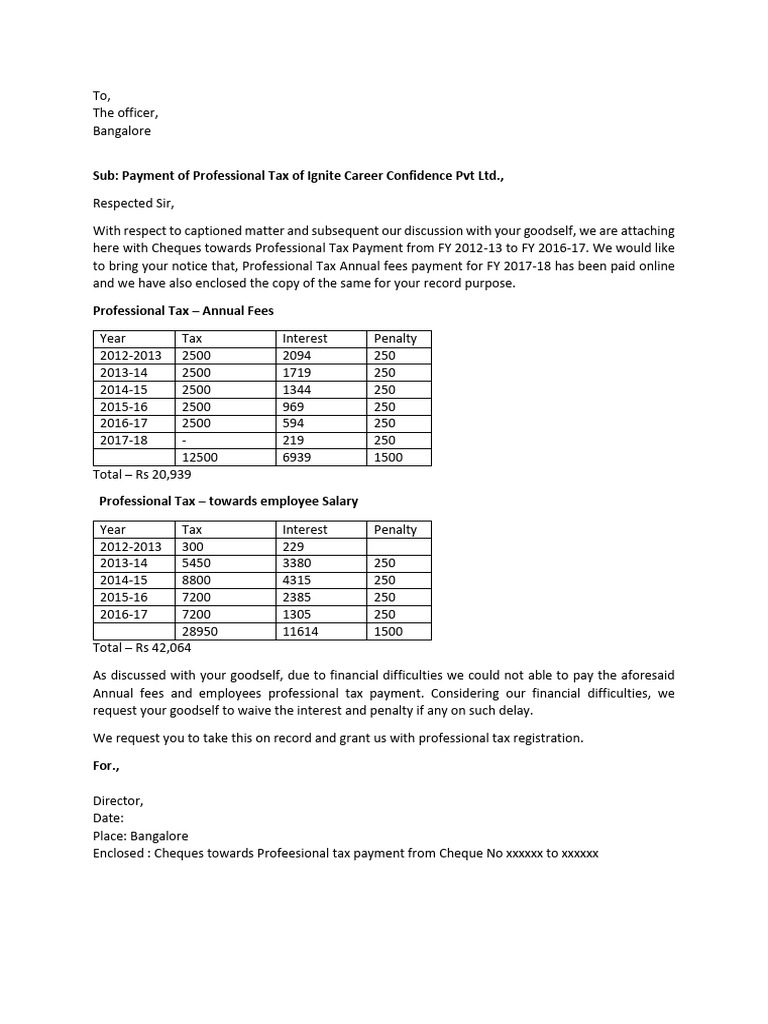 Pt Letter