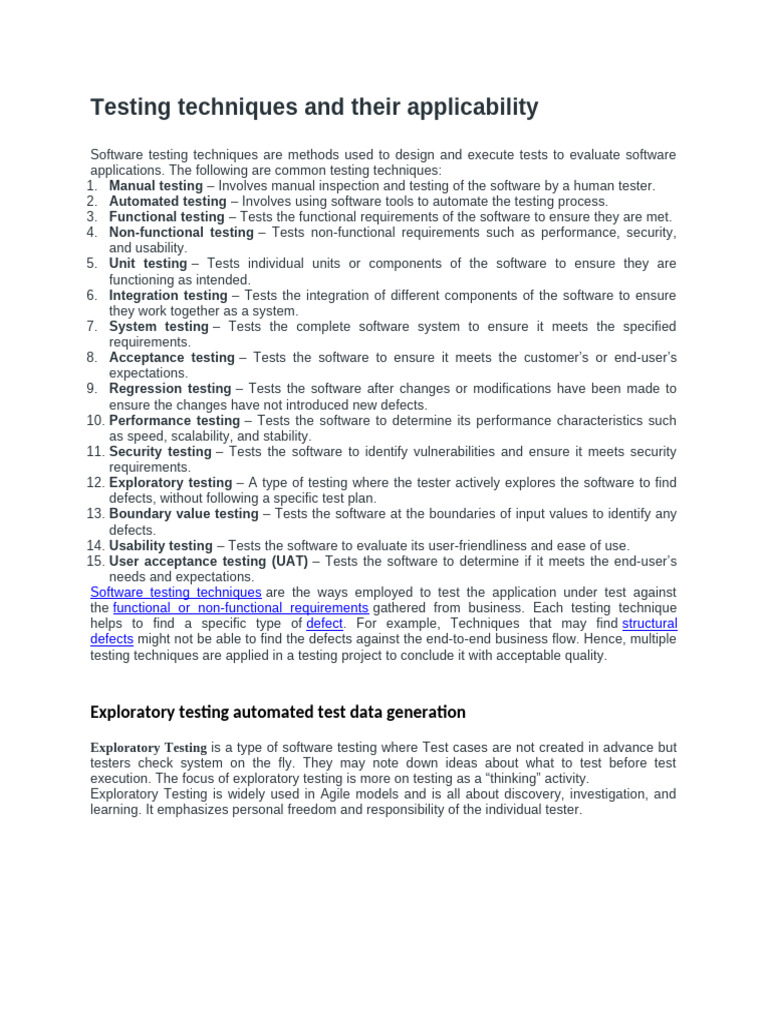 Unit 4 | PDF | Software Testing | Usability