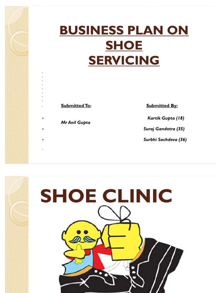 Business Plan On Shoe Servicing PDF