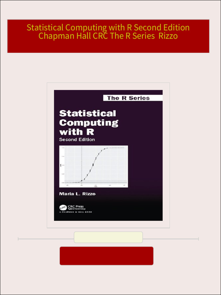 Statistical Computing With R Solutions