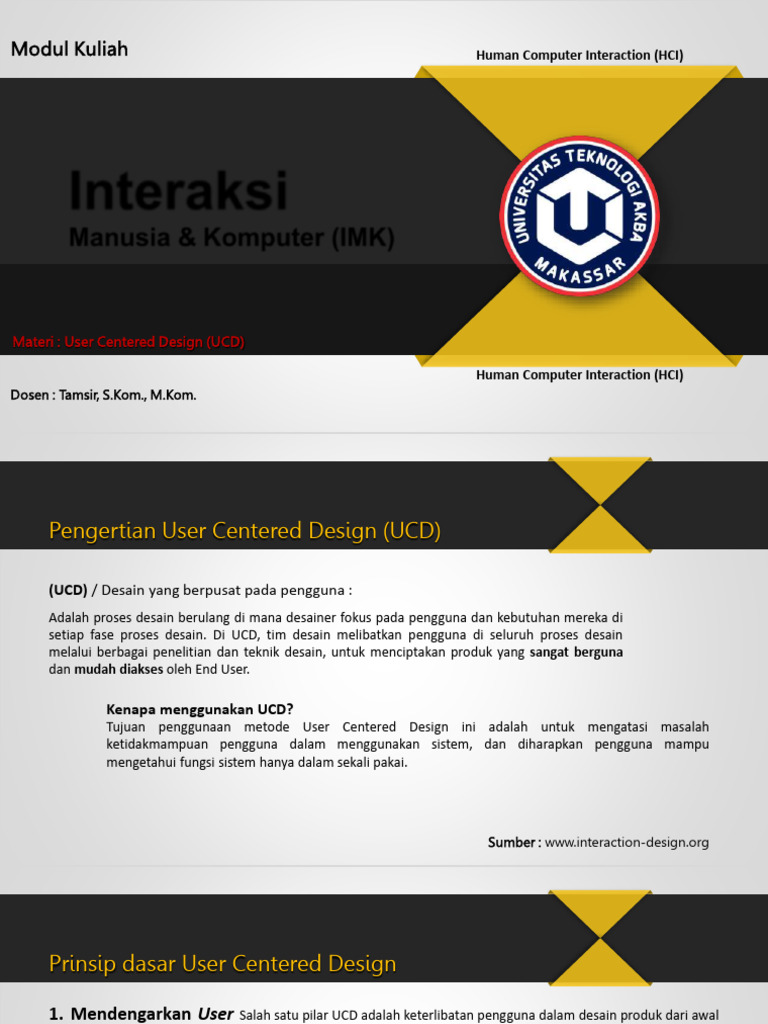 Materi 2 User Centered Design | PDF