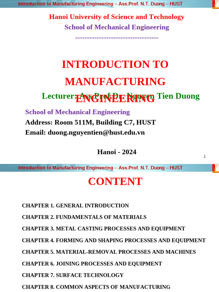 Manufacturing Engineering Overview | PDF | Plasticity (Physics ...