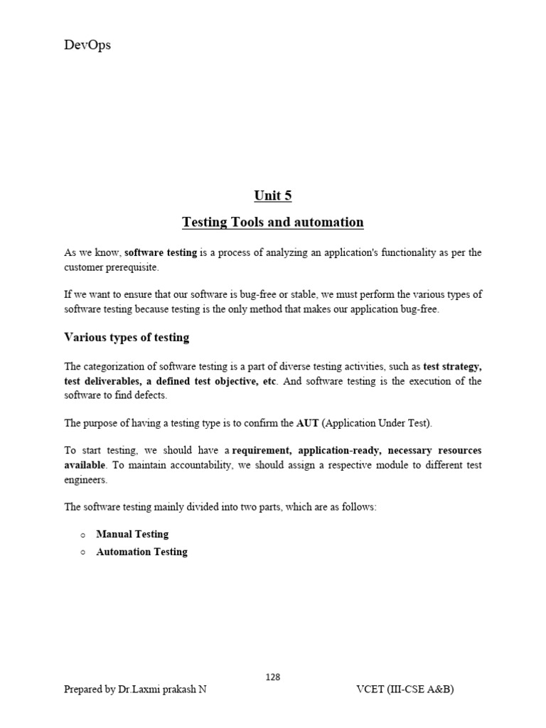 Software Testing Techniques Overview | PDF | Selenium (Software ...