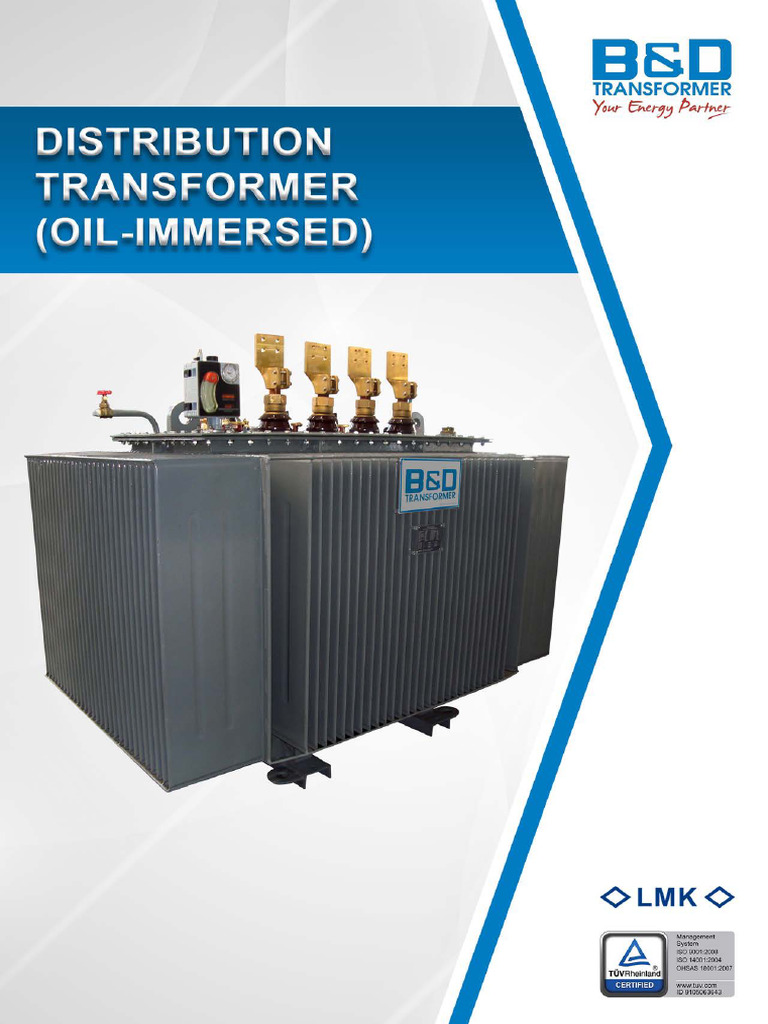 Distribution Transformer Oil Immersed | PDF