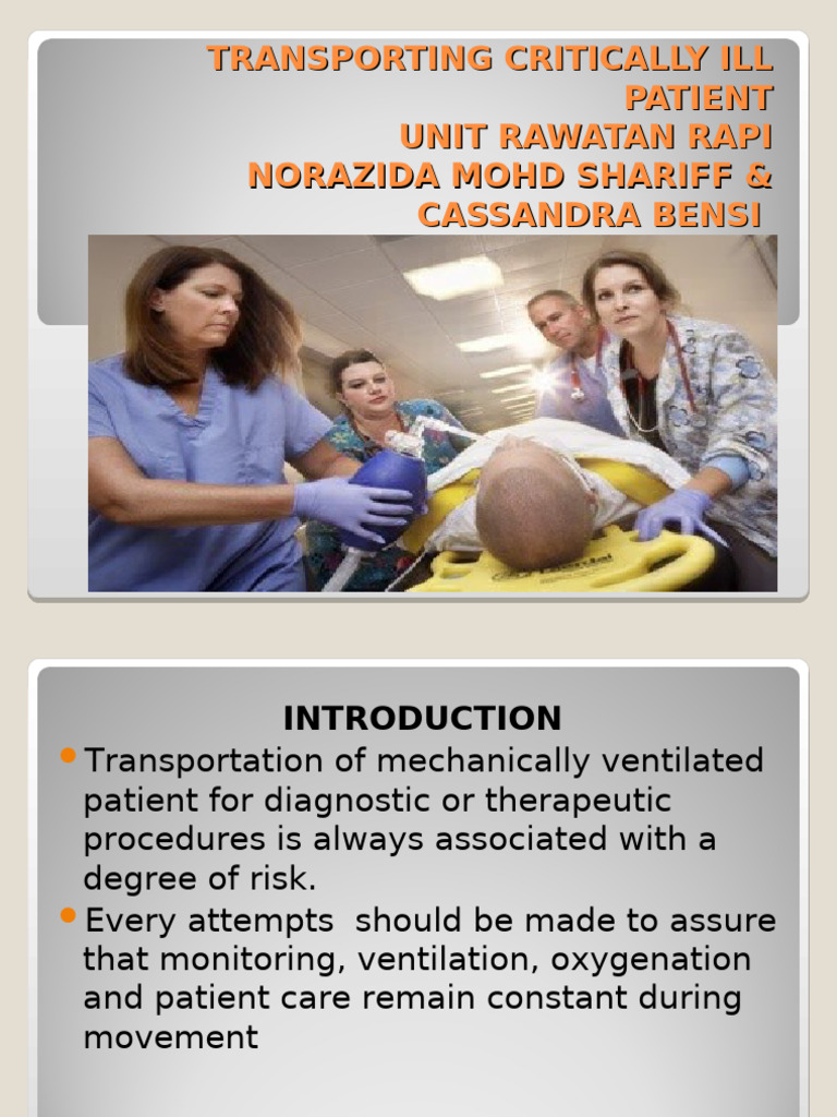 TRANSPORTATION ICU CME | PDF | Health Care | Medical Emergencies