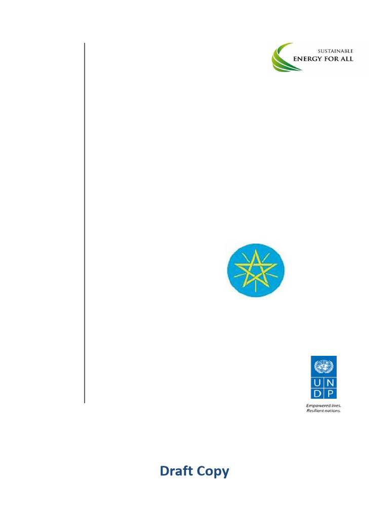 Ethiopia's SE4All Gap Analysis Report | PDF | Fuels | Electricity ...