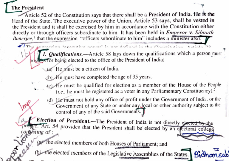 Powers and Functions of the President | PDF | Separation Of Powers ...
