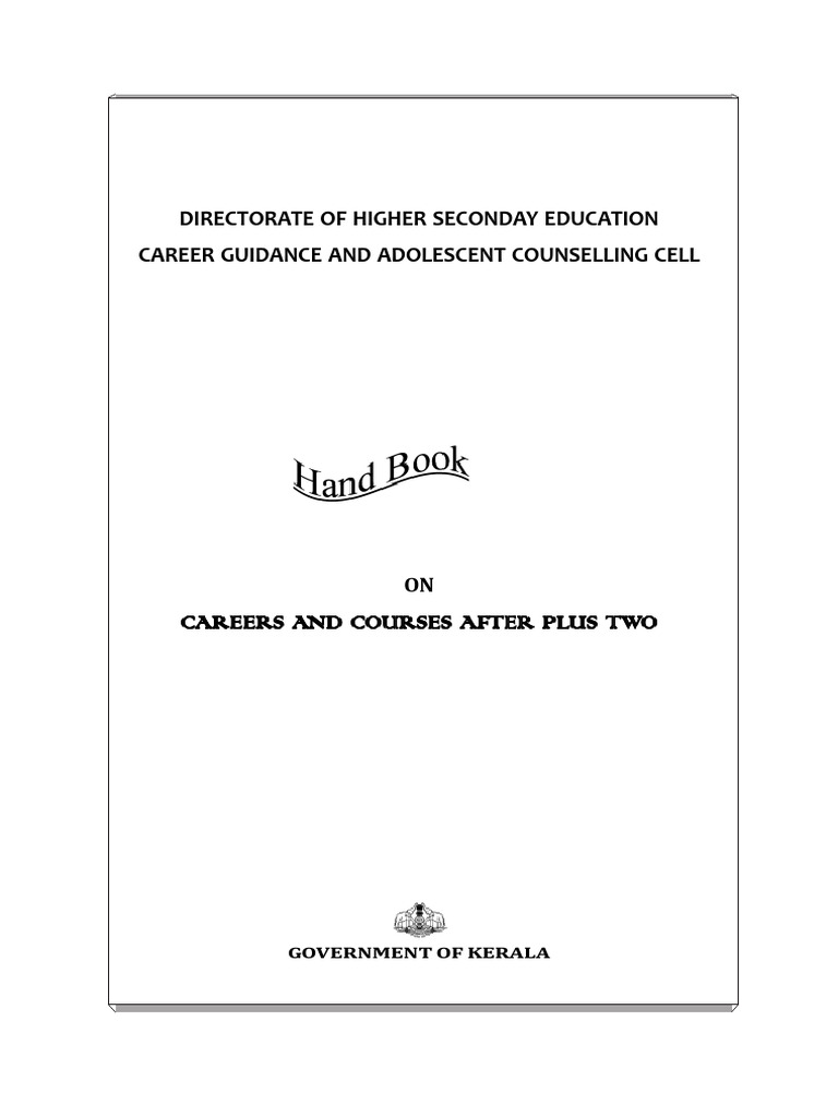 Career Guidance for Plus Two Students | PDF | Air Traffic Control ...