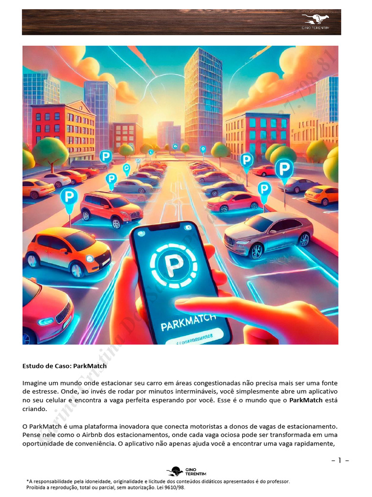 ParkMatch: Solução Inovadora para Estacionamento | PDF | Aplicativo ...