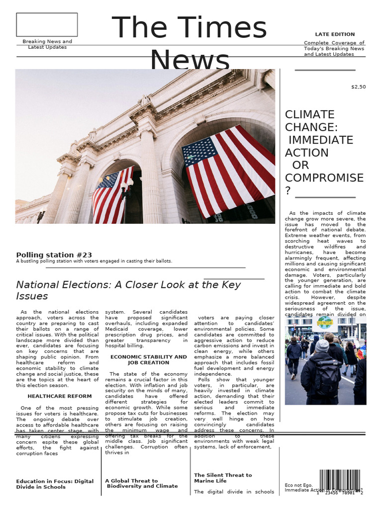The Times News: Climate Change: Immediate Action OR Compromise ? | PDF ...