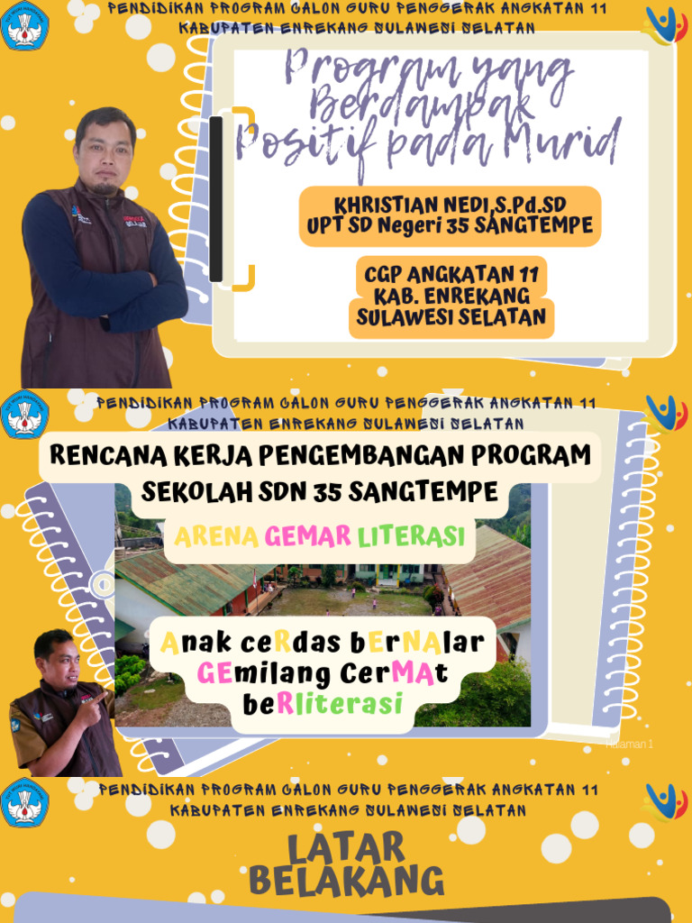 Program Literasi untuk Murid Enrekang | PDF