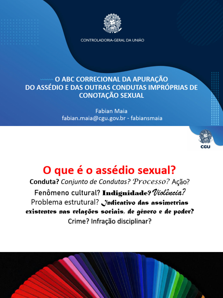 Assédio Sexual: Definições e Implicações | PDF | Pornografia infantil ...