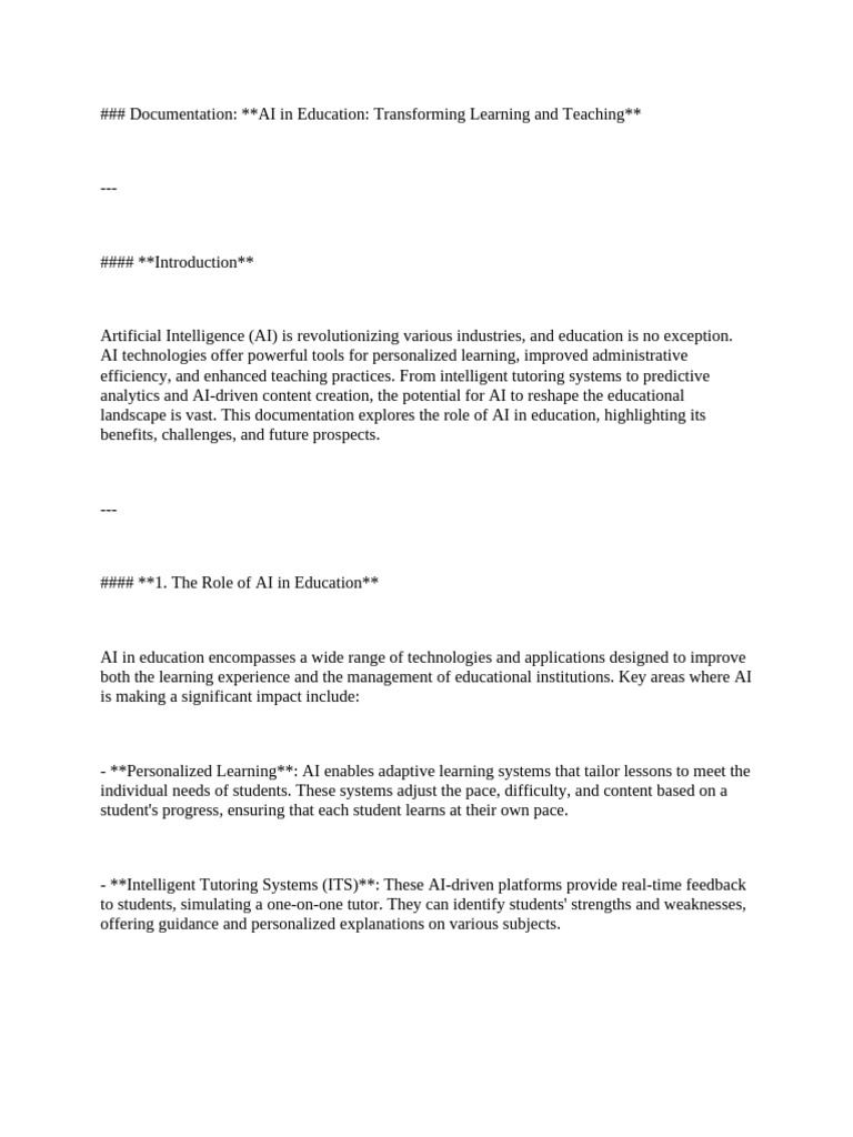 ai in education | PDF | Artificial Intelligence | Intelligence (AI ...