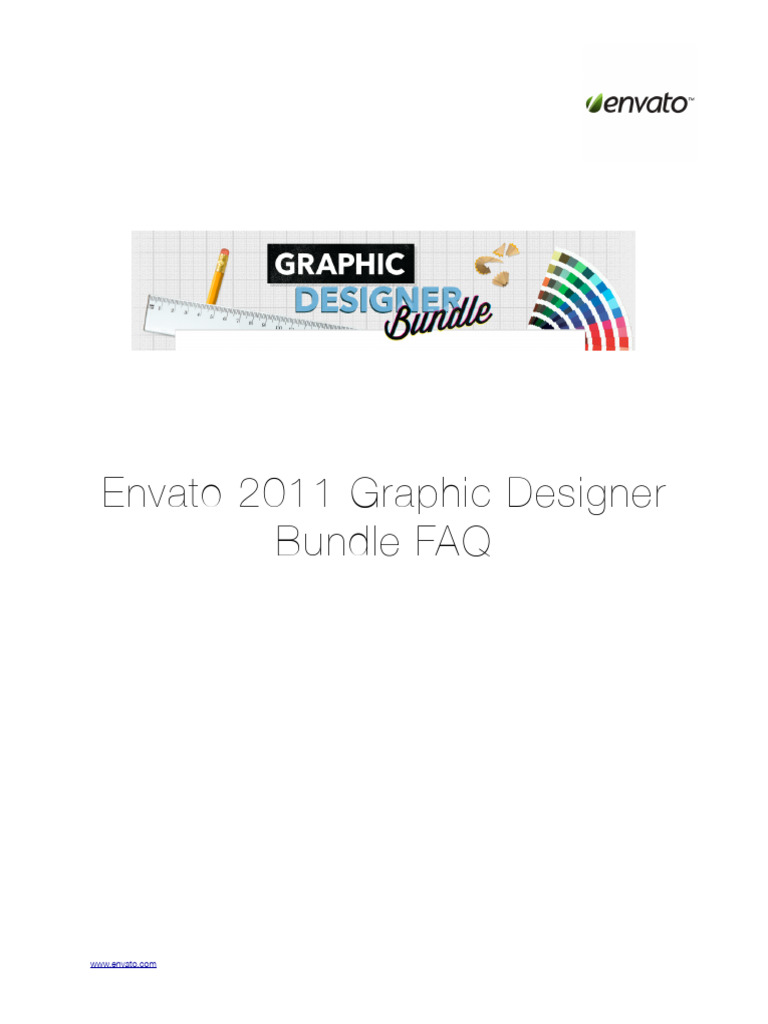 Graphic Designer Bundle FAQ | PDF | Internet | Cyberspace