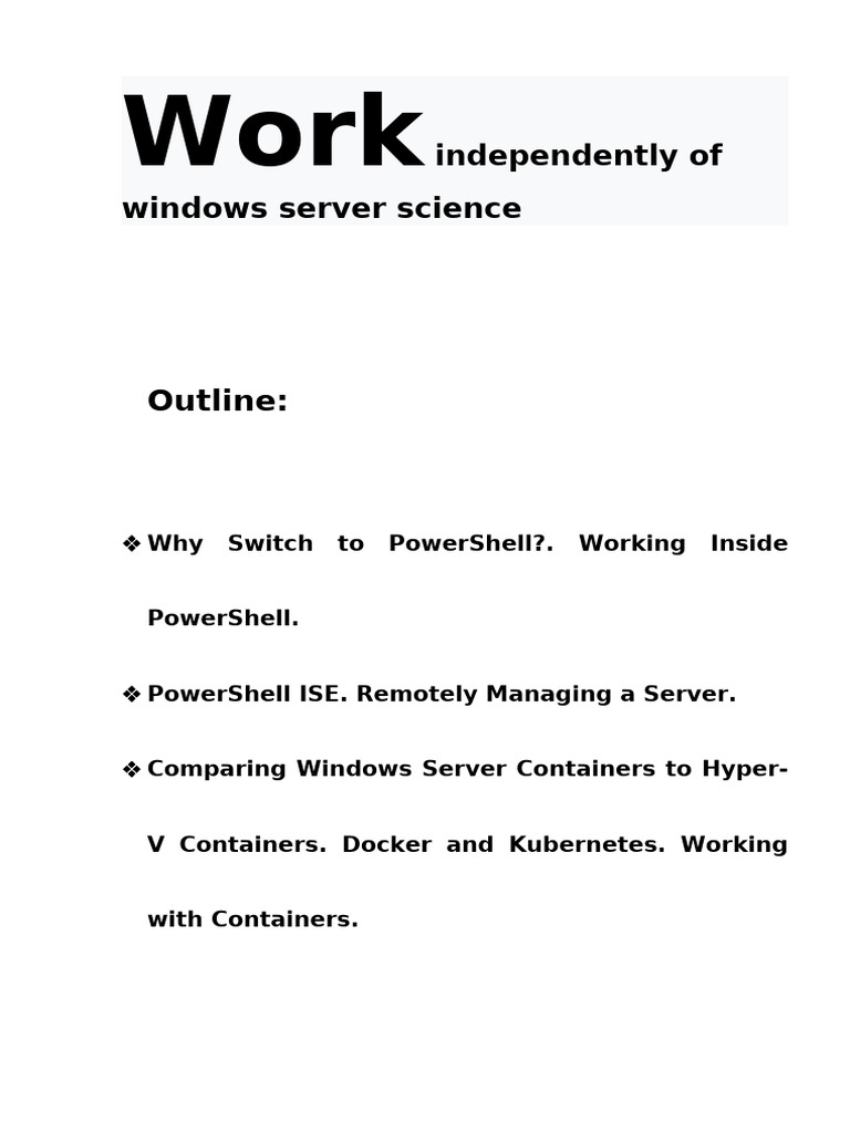 Windows Server Edition for Containers | PDF | Hyper V | Virtualization
