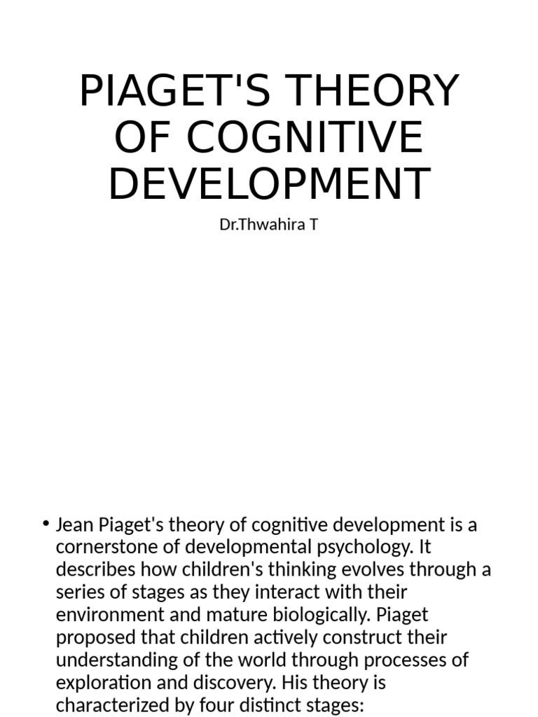 Piaget's Theorywps Office PDF Cognitive Psychology Neuroscience