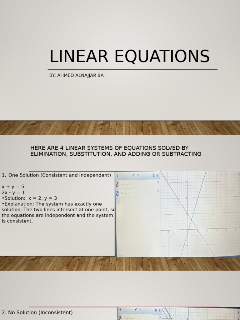Solving Linear Equations Explained | PDF