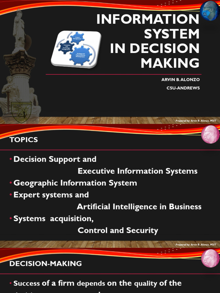 Decision Support Systems Guide | PDF | Geographic Information System ...