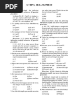 Order and Ranking Reasoning Questions | PDF