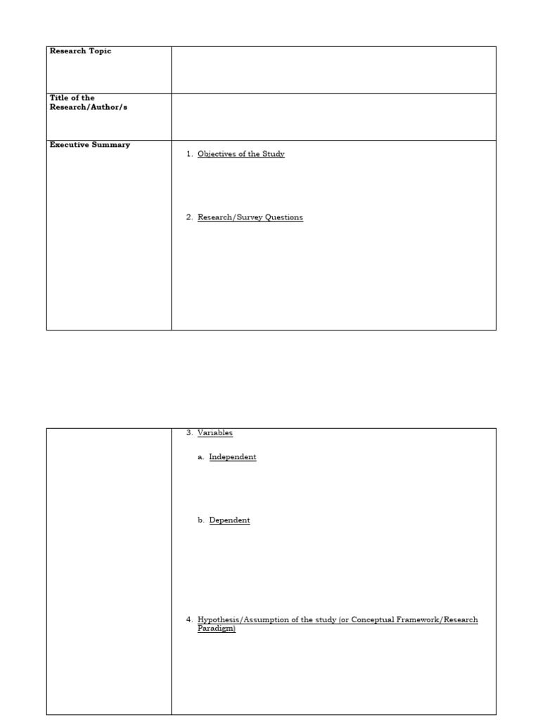 Triad Research Paper Format | PDF