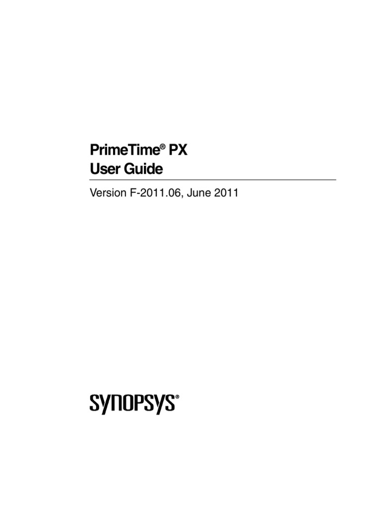 PrimeTime PX User Guide 2011 | PDF