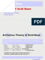 Acid Base Theory Summary