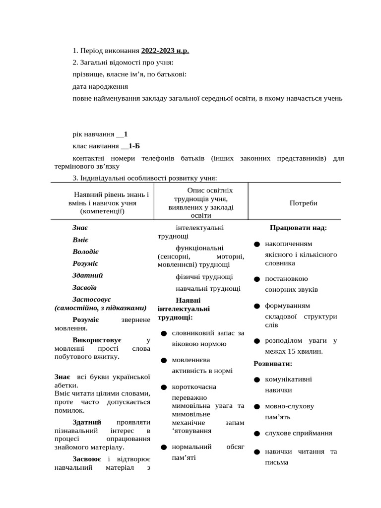 Ипр-1-класс 2022 | PDF