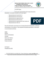 Convocatoria Puestos Vacantes