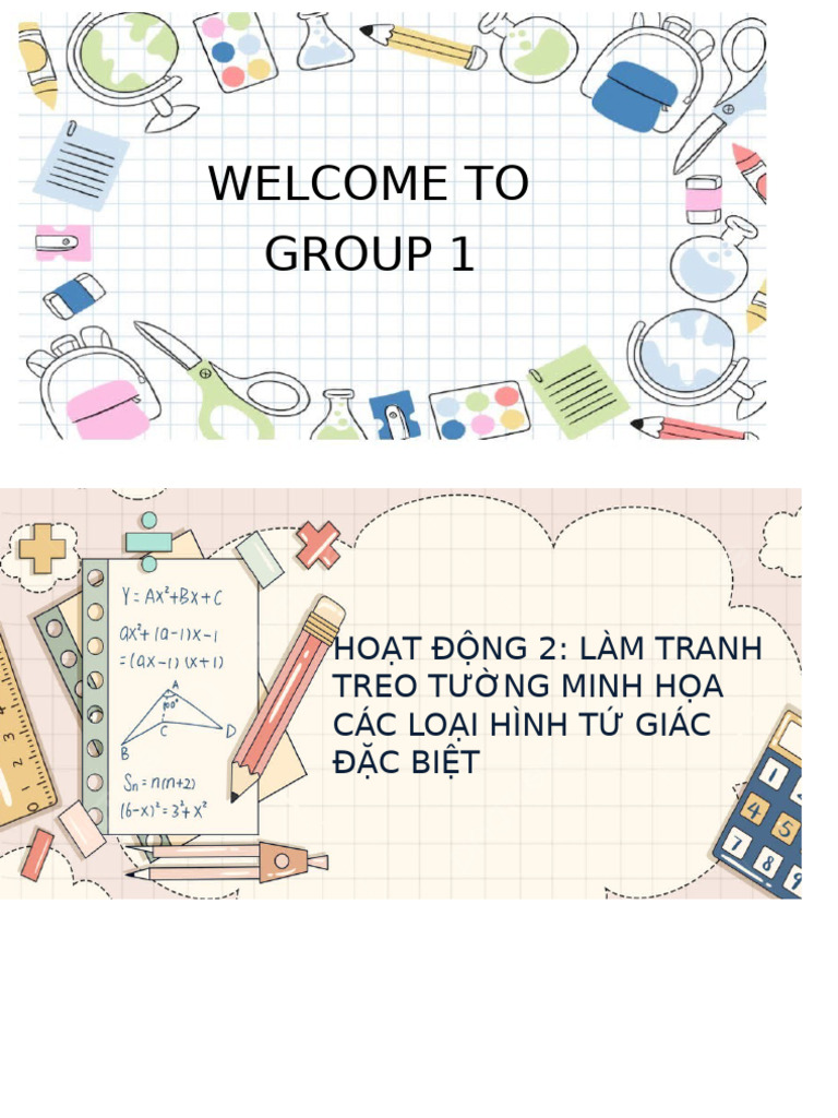 Welcome To Group 1 | PDF