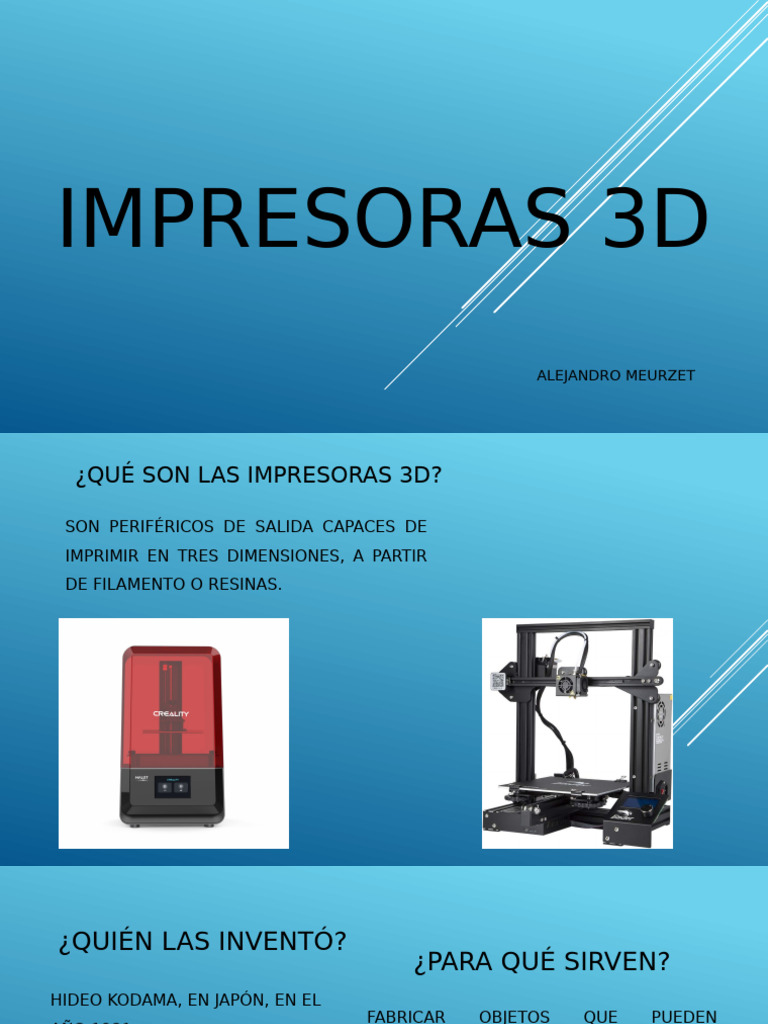 Impresoras 3d | PDF