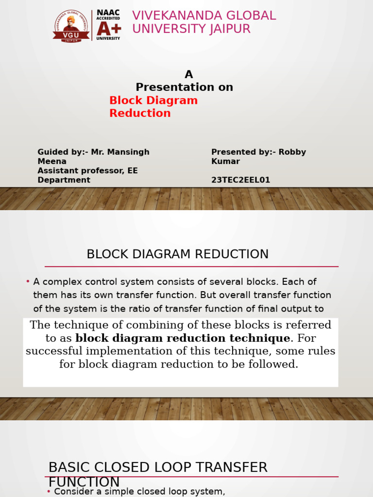 Block Diagram Reduction | PDF | Feedback | Control Theory