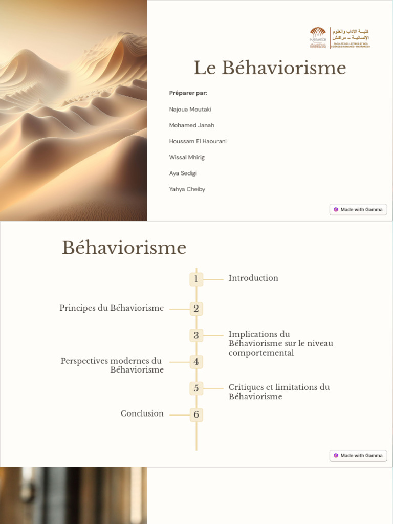 Comprendre le Béhaviorisme en Psychologie | PDF | Behaviorisme ...