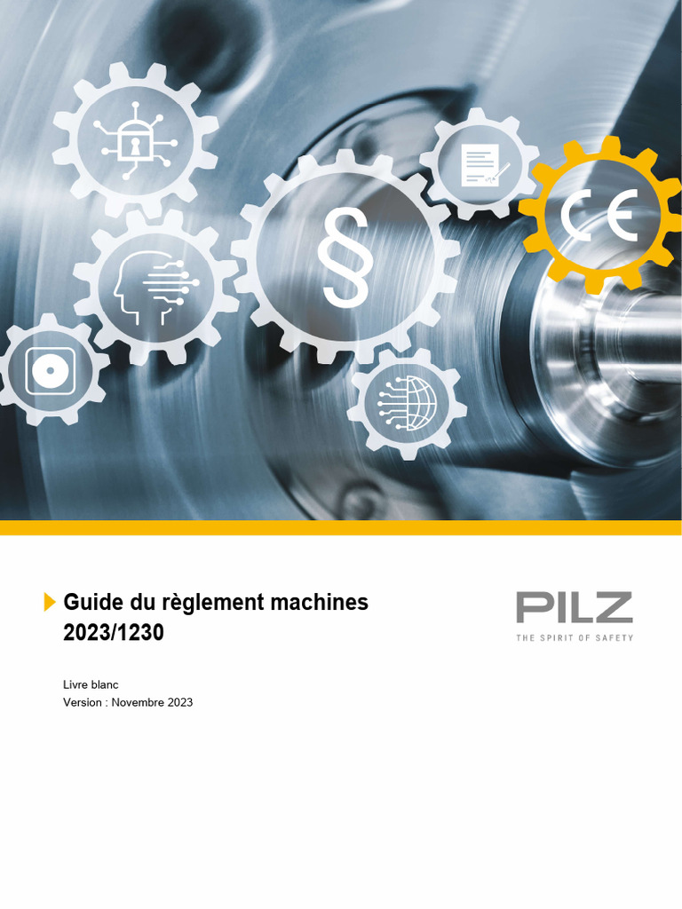 Guide du règlement machines 2023/1230 | PDF | Directive (Union ...