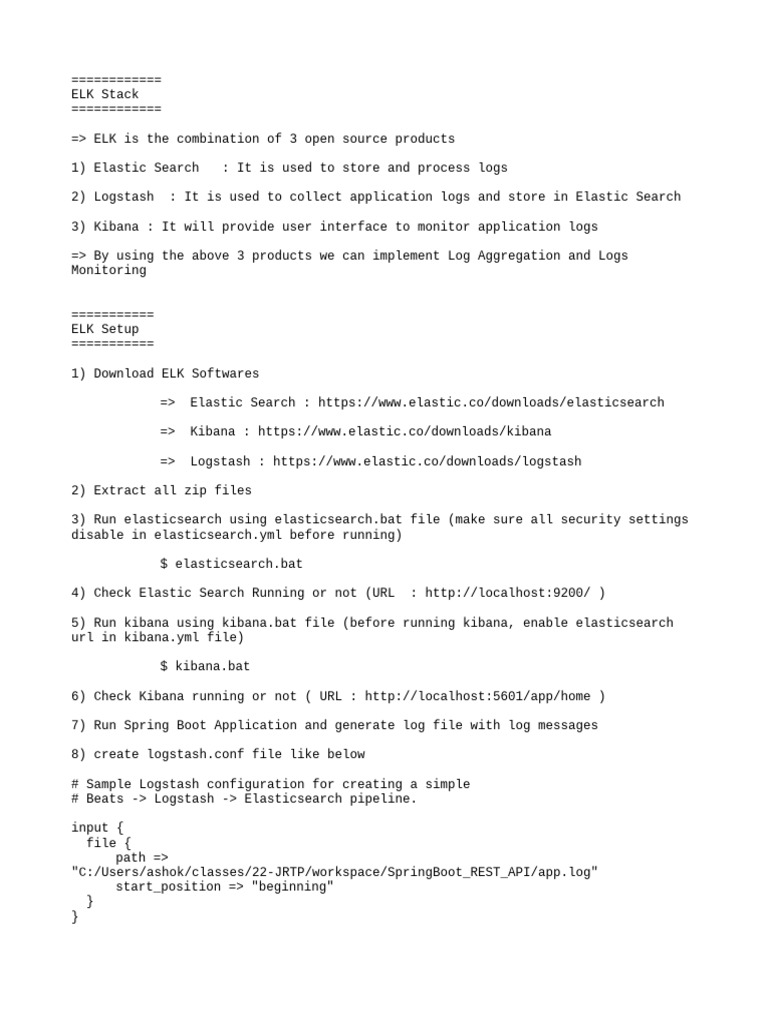 Getting Started with ELK Stack 8.0 | PDF