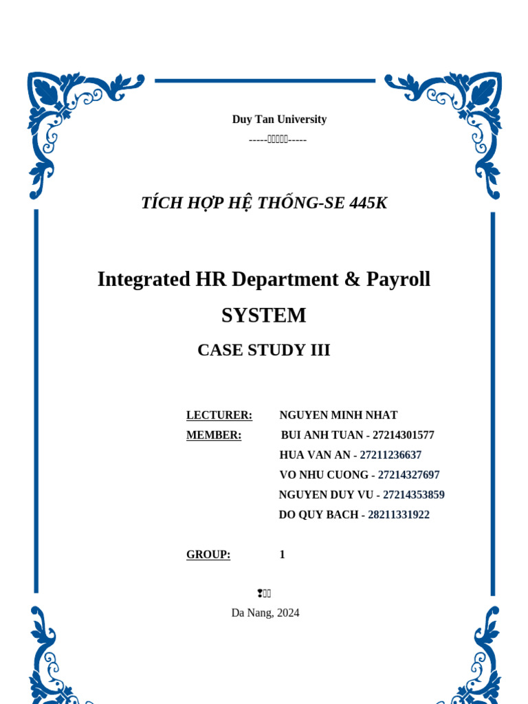 Case Study 3 Project3 Group01 | PDF | Databases | Human Resources