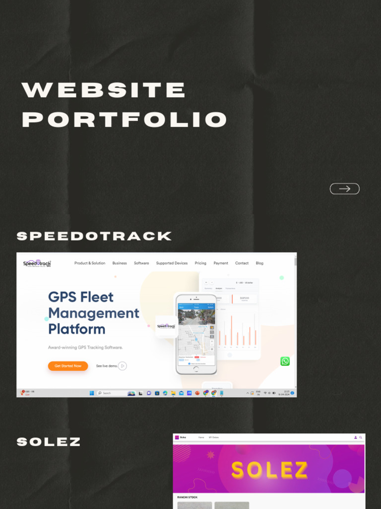 Website Portfolio Overview | PDF