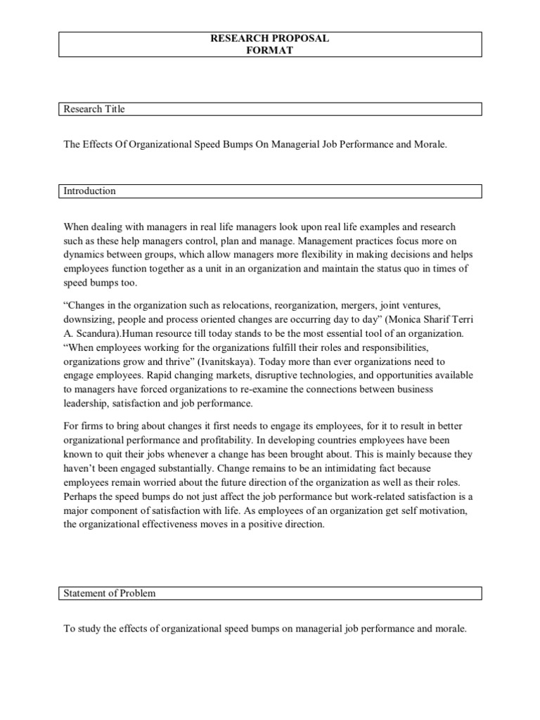 Final Research Proposal | PDF | Career & Growth | Self-Improvement