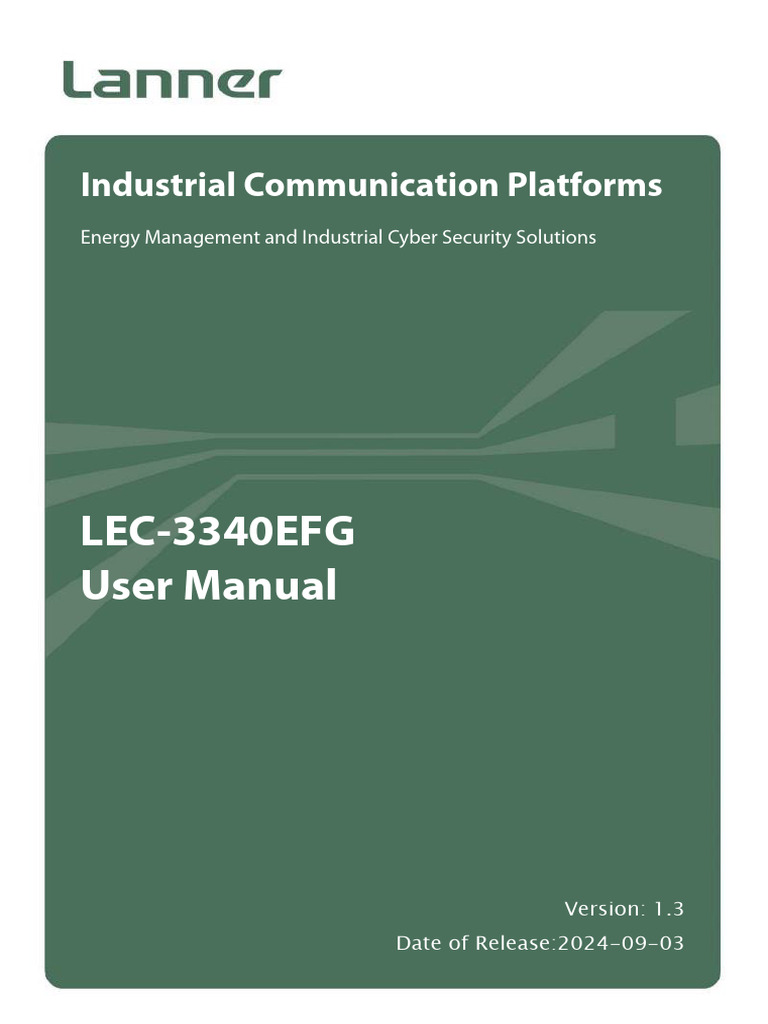 LEC-3340EFG - User Manual v1.3 | PDF | Computer Engineering | Electronics