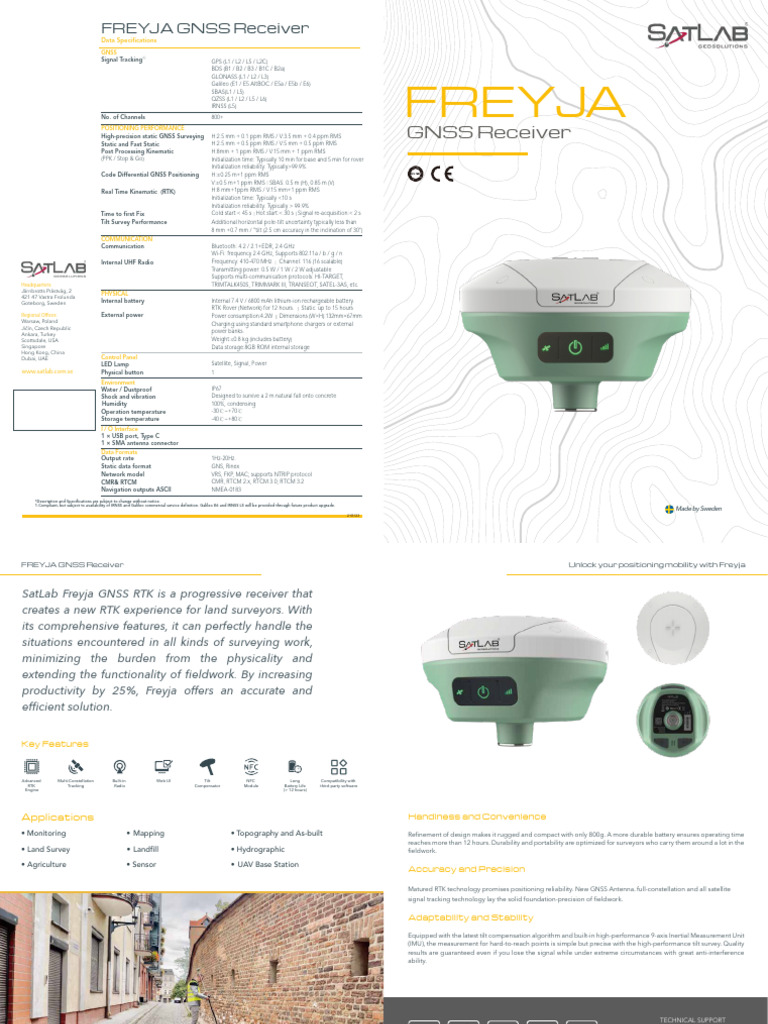Freyja Brochure EN 20210928 | PDF | Surveying | Computer Engineering