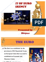 HisTory of Euro Currency