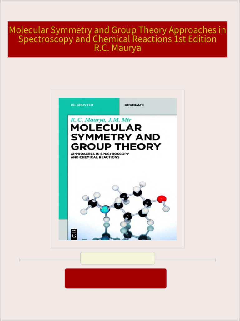 Molecular Symmetry And Group Theory Pdf