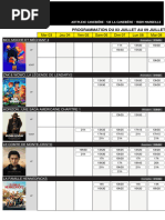 Programme Cinéma Megarama Rabat | PDF