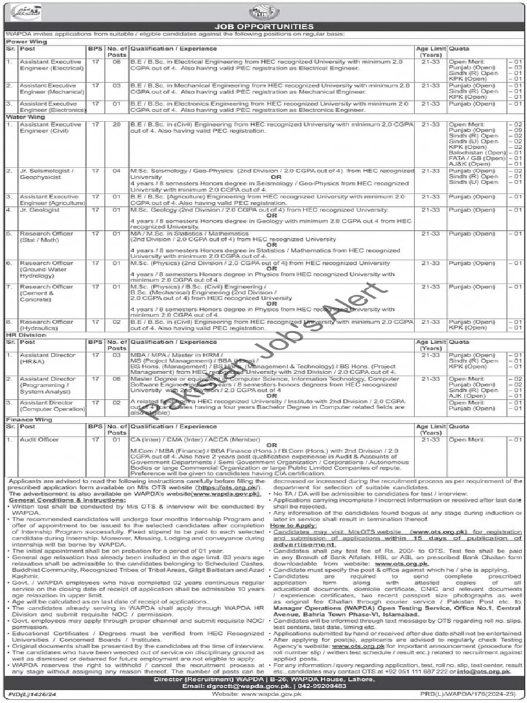 Pakistan Job's Alert | PDF