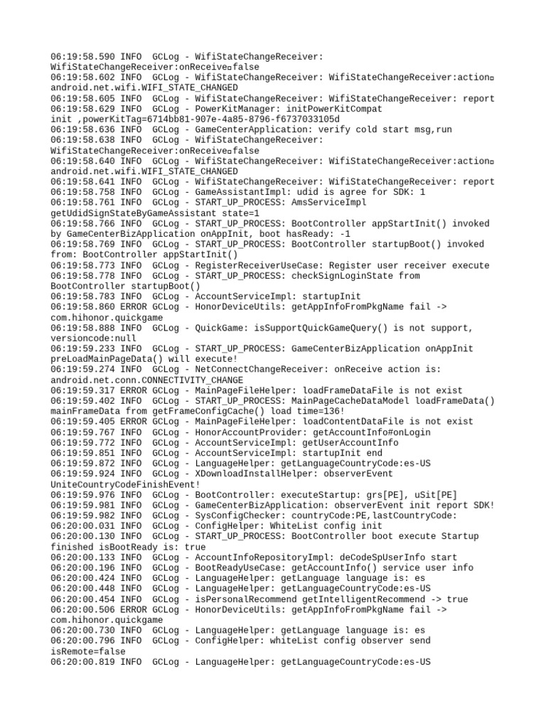 GameCenter Startup & Errors Log | PDF | Computer Science | Software ...