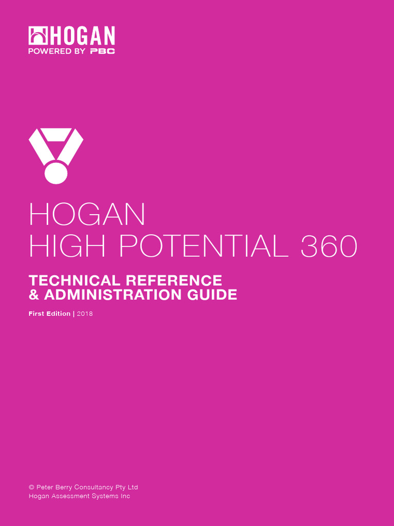 Hogan hipo 360 technical reference admin guide pdf leadership goal