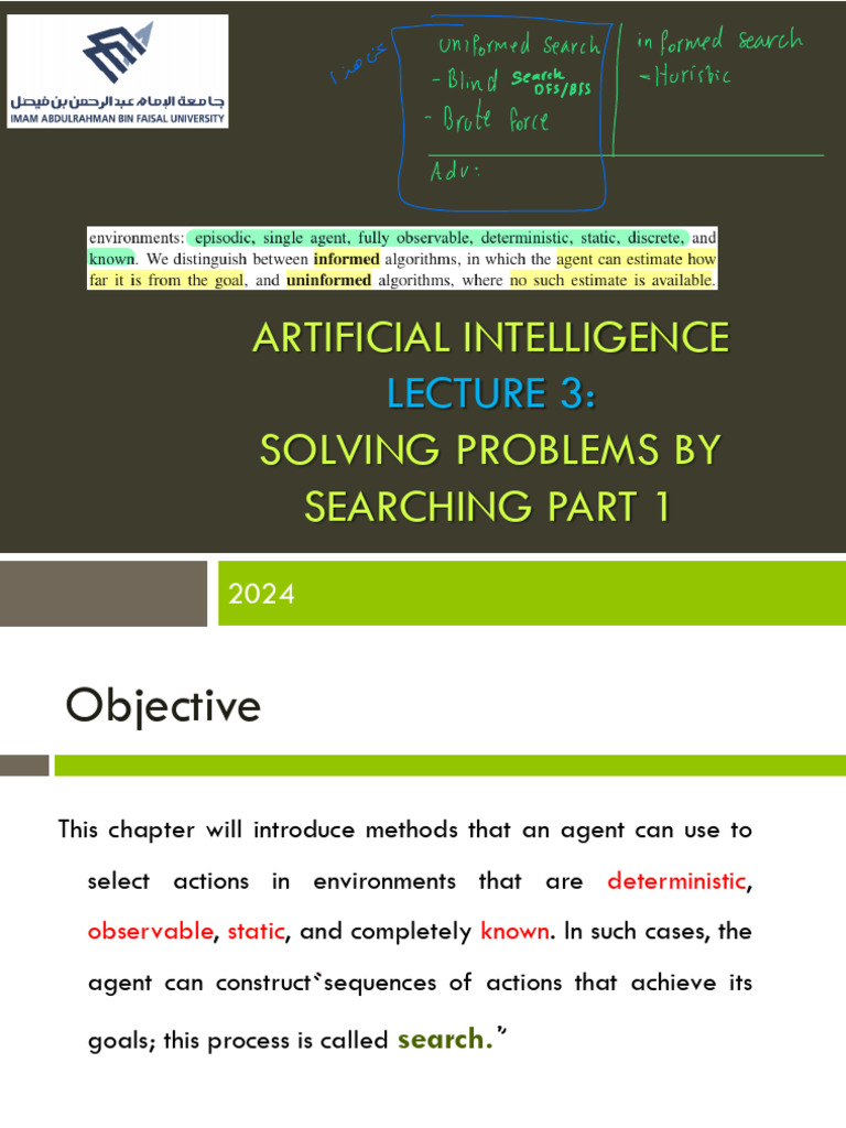 AI Problem Solving: Search Strategies | PDF | Algorithms And Data ...