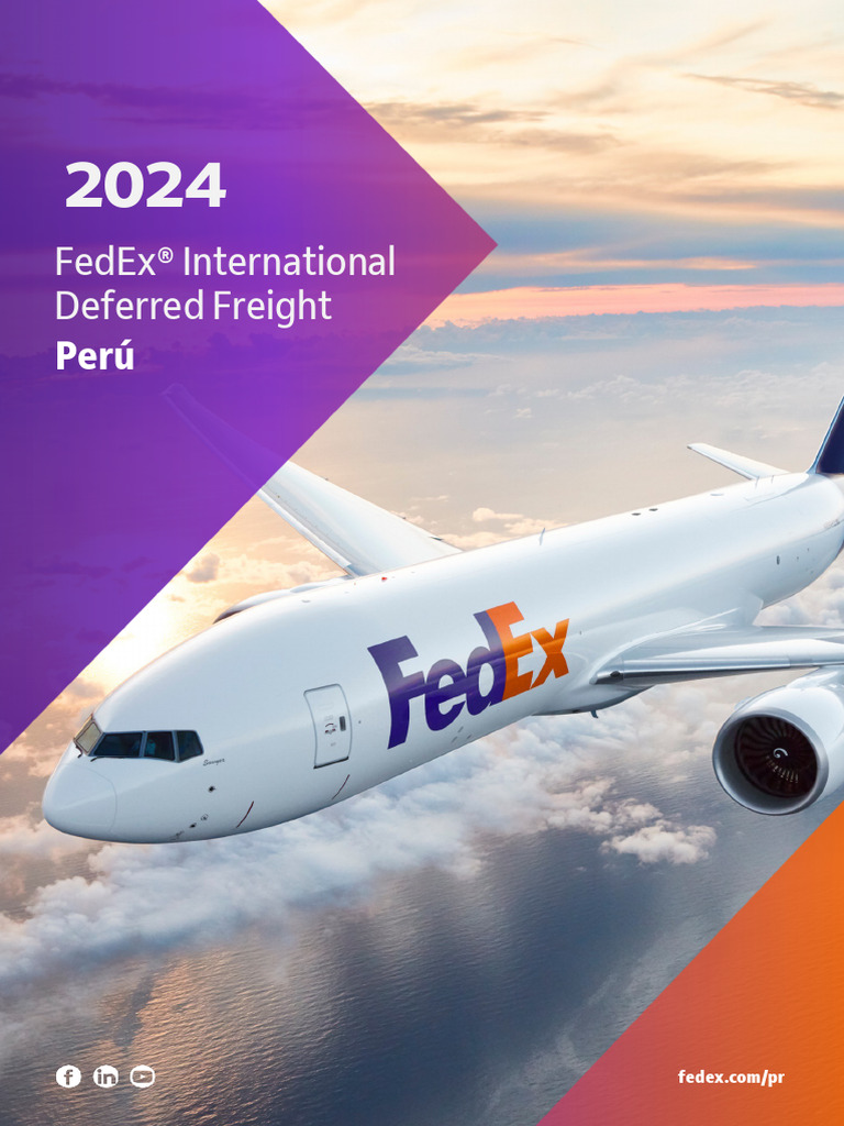 Fedex Rates FDF PE 2024 | PDF | Fed Ex | El comercio internacional